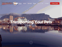 Tablet Screenshot of animal-travel.com